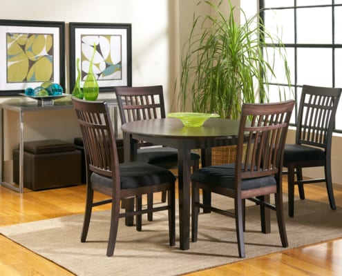 Dakota Sky Line Dining Room with Round Table