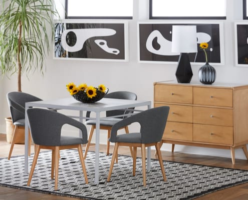 Perth Dining Table with Hutton Chairs